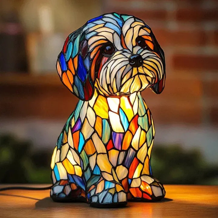 Hund Lampe LED, Deko Nachtlicht Hund