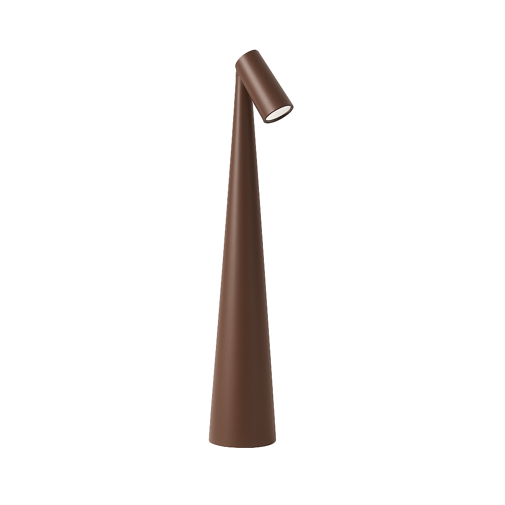 Kabellose LED Tischlampe mit Akku, Dimmbar, Holz Design, USB-C