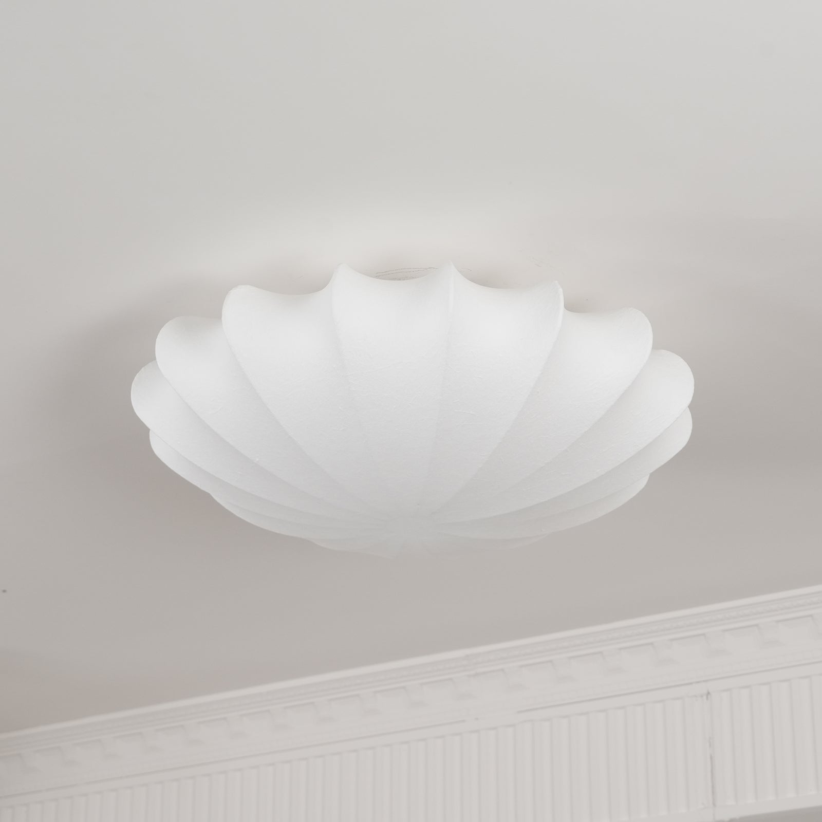 Deckenleuchte Bubble Rund Stoff, Design Deckenlampe 40/60/80 cm
