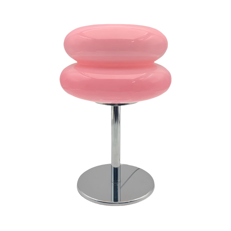 Retro Tischlampe Glas, Wolkenform, Modernes Design, G9