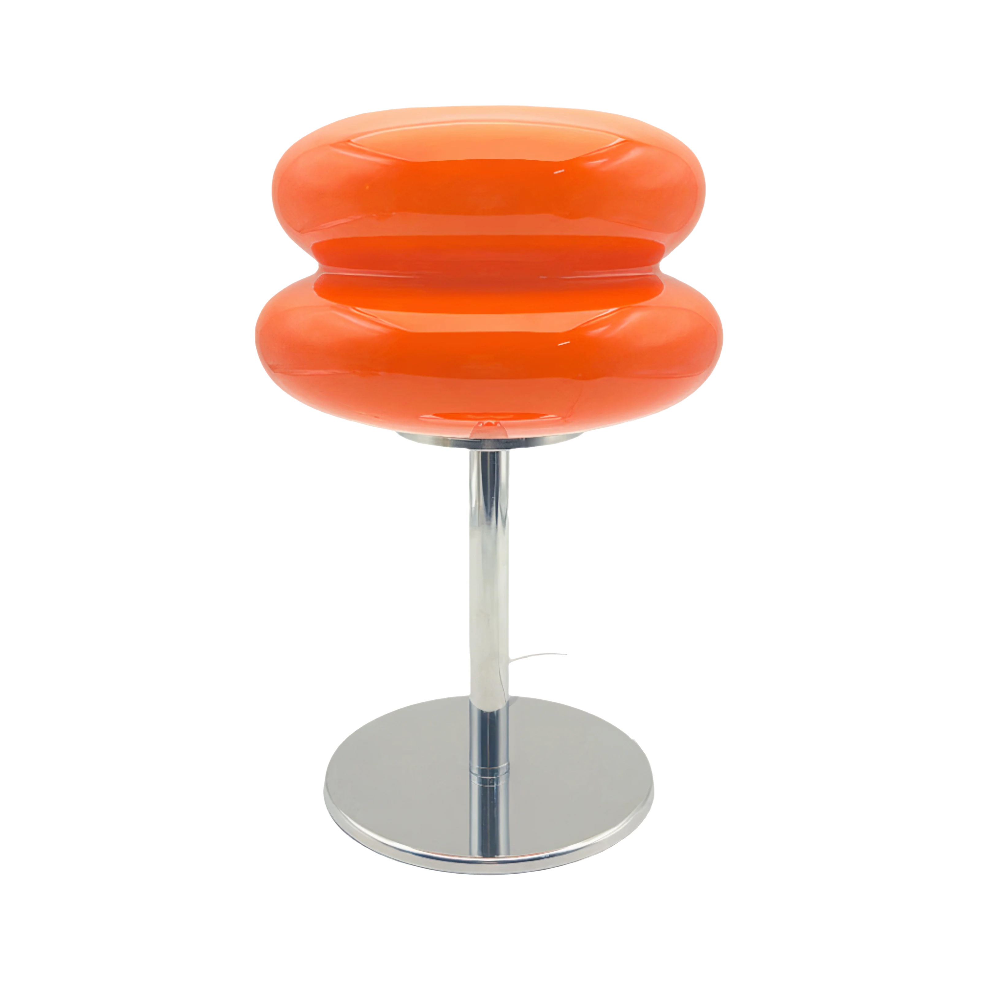 Retro Tischlampe Glas, Wolkenform, Modernes Design, G9