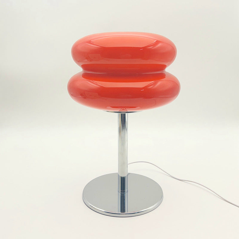 Retro Tischlampe Glas, Wolkenform, Modernes Design, G9