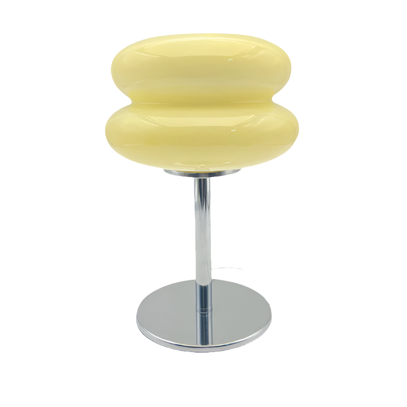 Retro Tischlampe Glas, Wolkenform, Modernes Design, G9