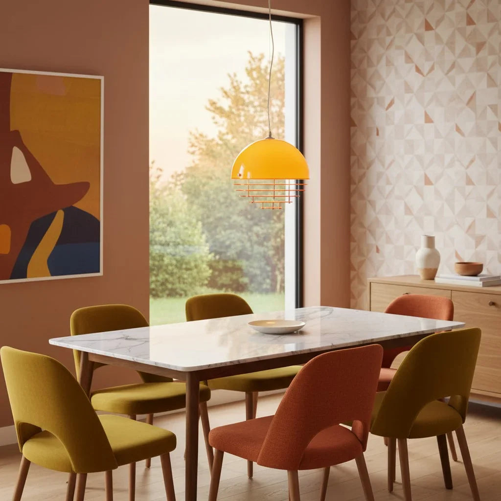 Keramik Wandleuchte Blume, LED Wandlampe rund modern