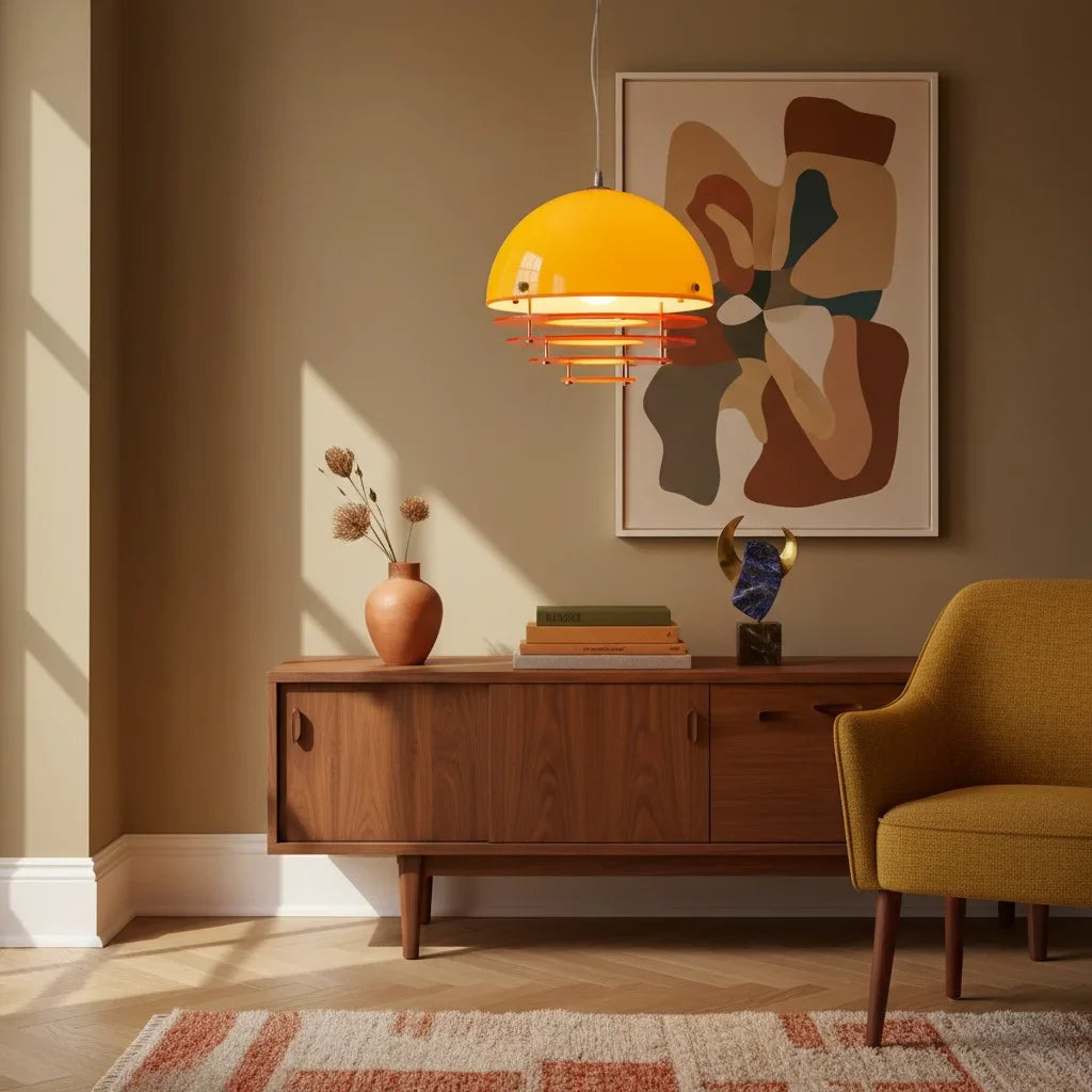 Keramik Wandleuchte Blume, LED Wandlampe rund modern