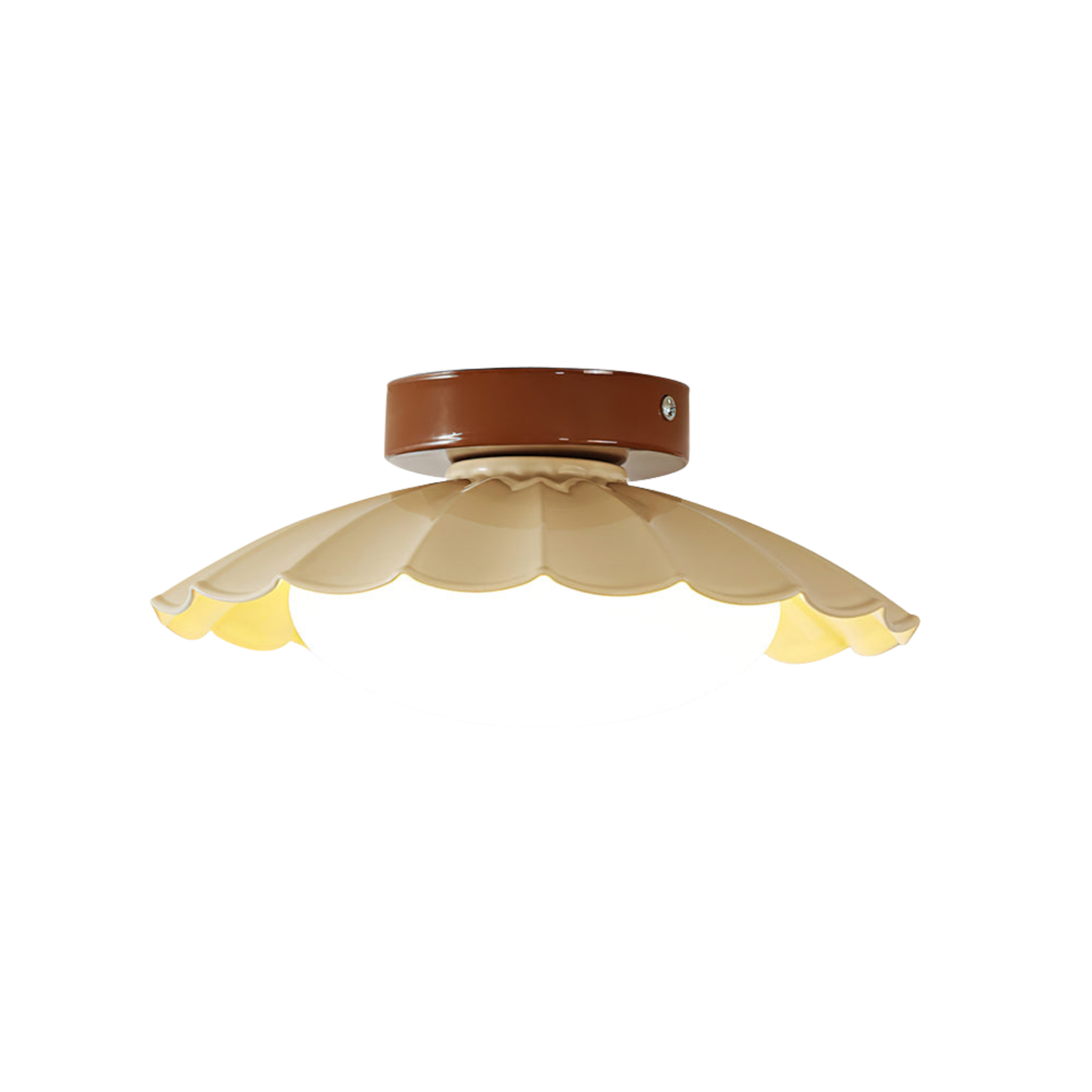 LED Deckenleuchte Wolke Rund,  Deckenlampe Modern 3000K