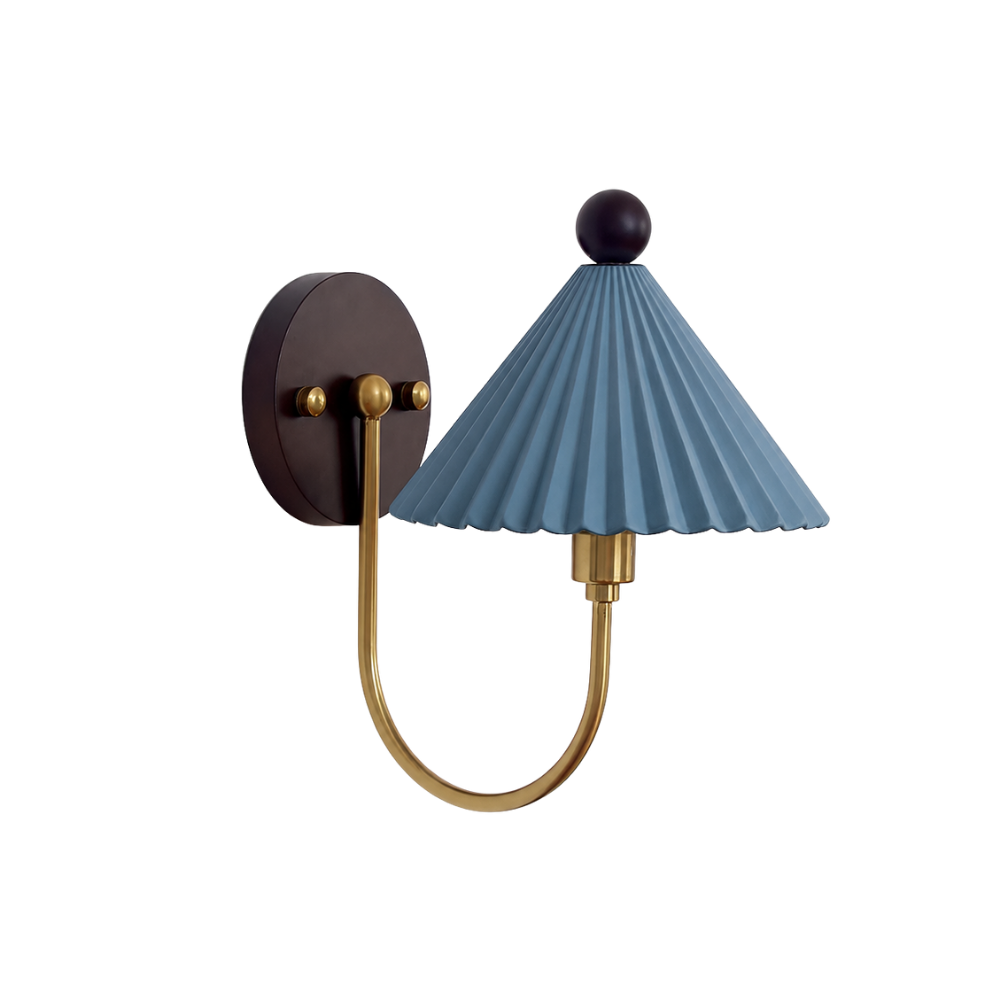 Keramik Wandlampe, Handgefertigtes Vintage Design Dimmbar