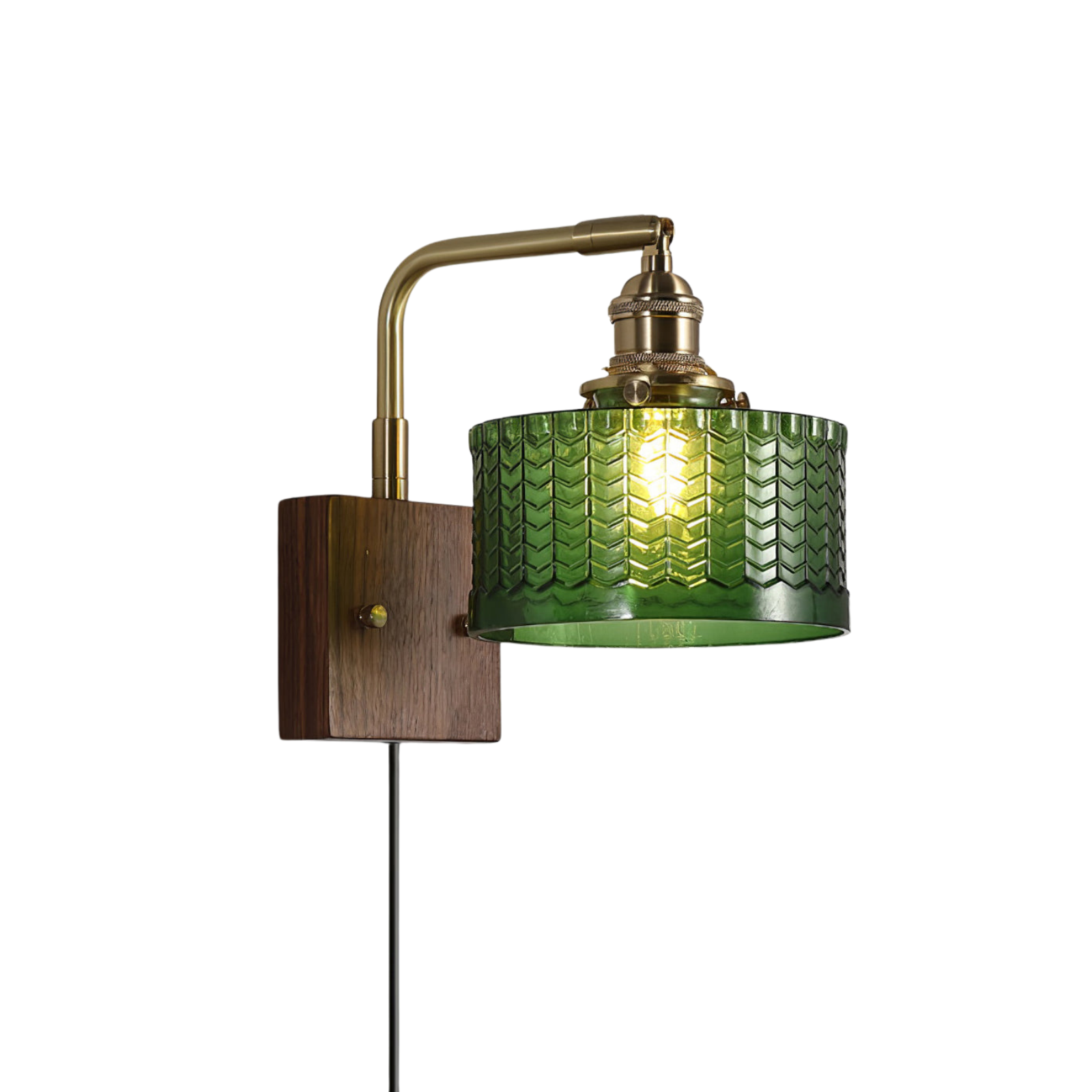 Plug In Wandleuchte, Vintage Design Dimmbar mit Stecker
