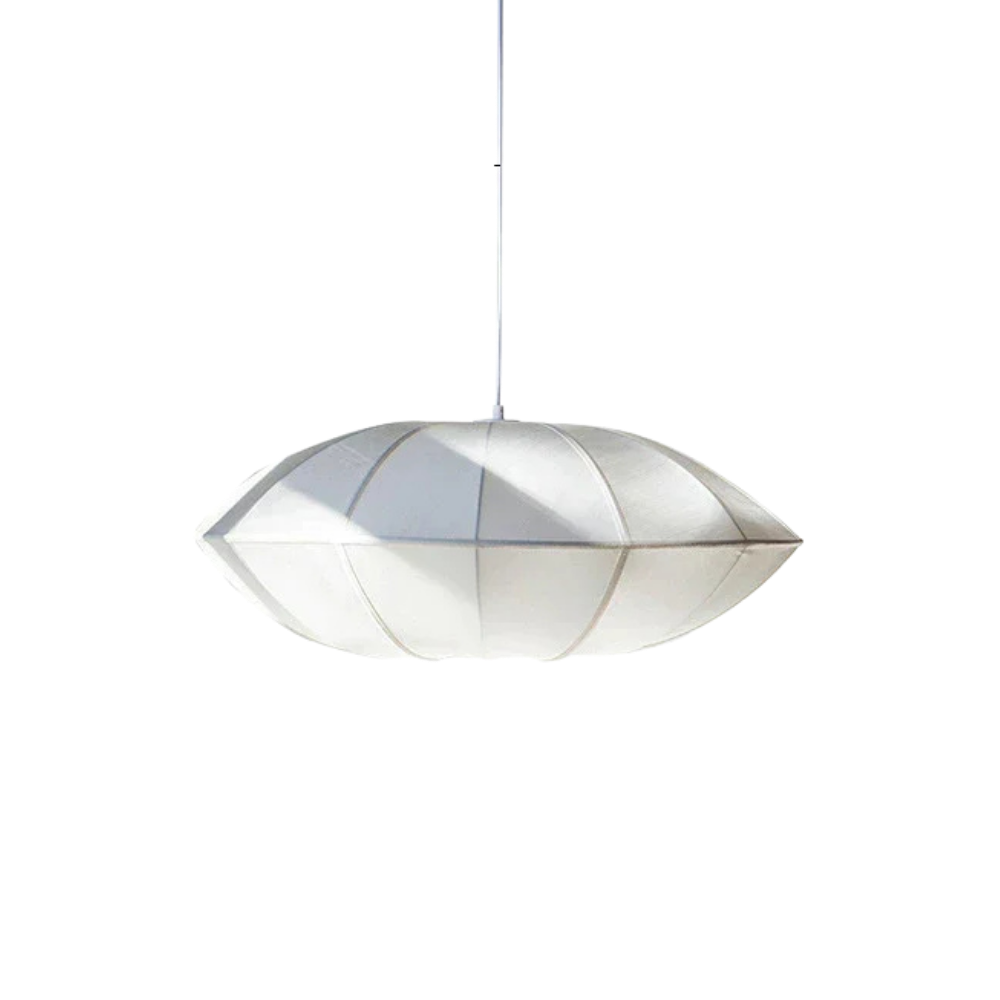 Seiden Pendelleuchte Rund, Modernes Design E27