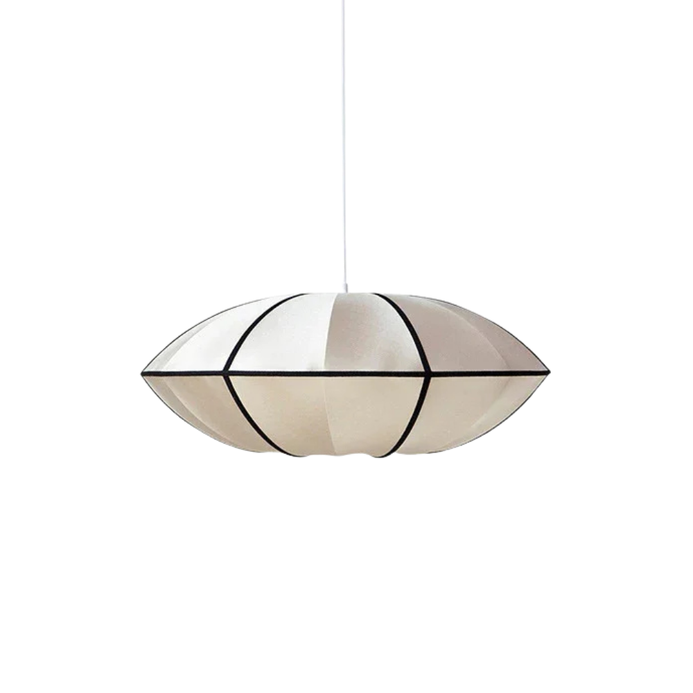 Seiden Pendelleuchte Rund, Modernes Design E27
