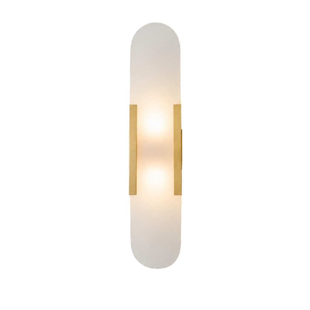 Alabaster Wandlampe Geometrisch, Modernes Design Dimmbar