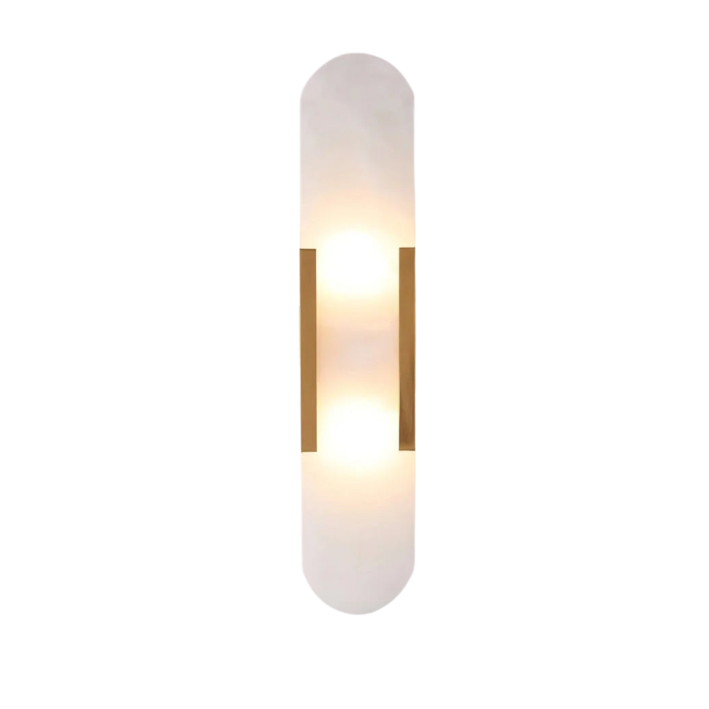 Alabaster Wandlampe Geometrisch, Modernes Design Dimmbar