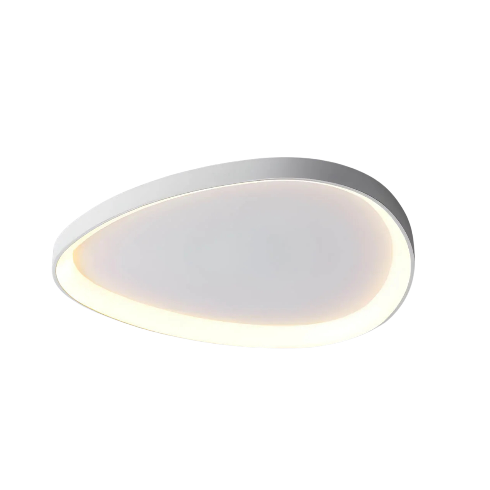 LED Deckenleuchte Flach mit Fernbedienung, Dimmbar Schwarz Weiß