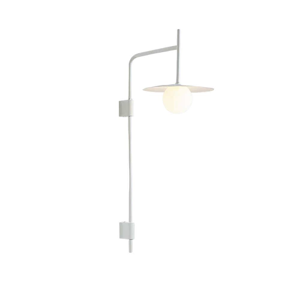 LED Wandleuchte verstellbar, Leselampe Wand schwarz grau weiß