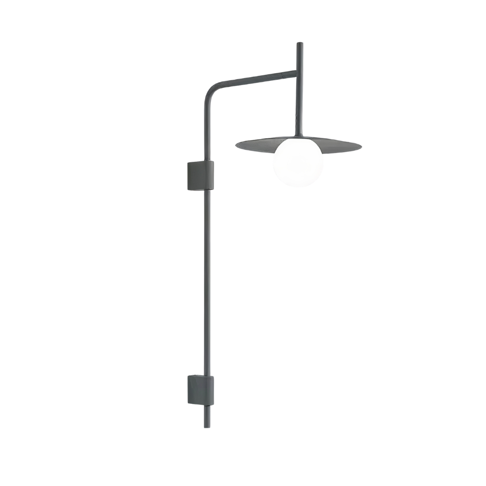 LED Wandleuchte verstellbar, Leselampe Wand schwarz grau weiß