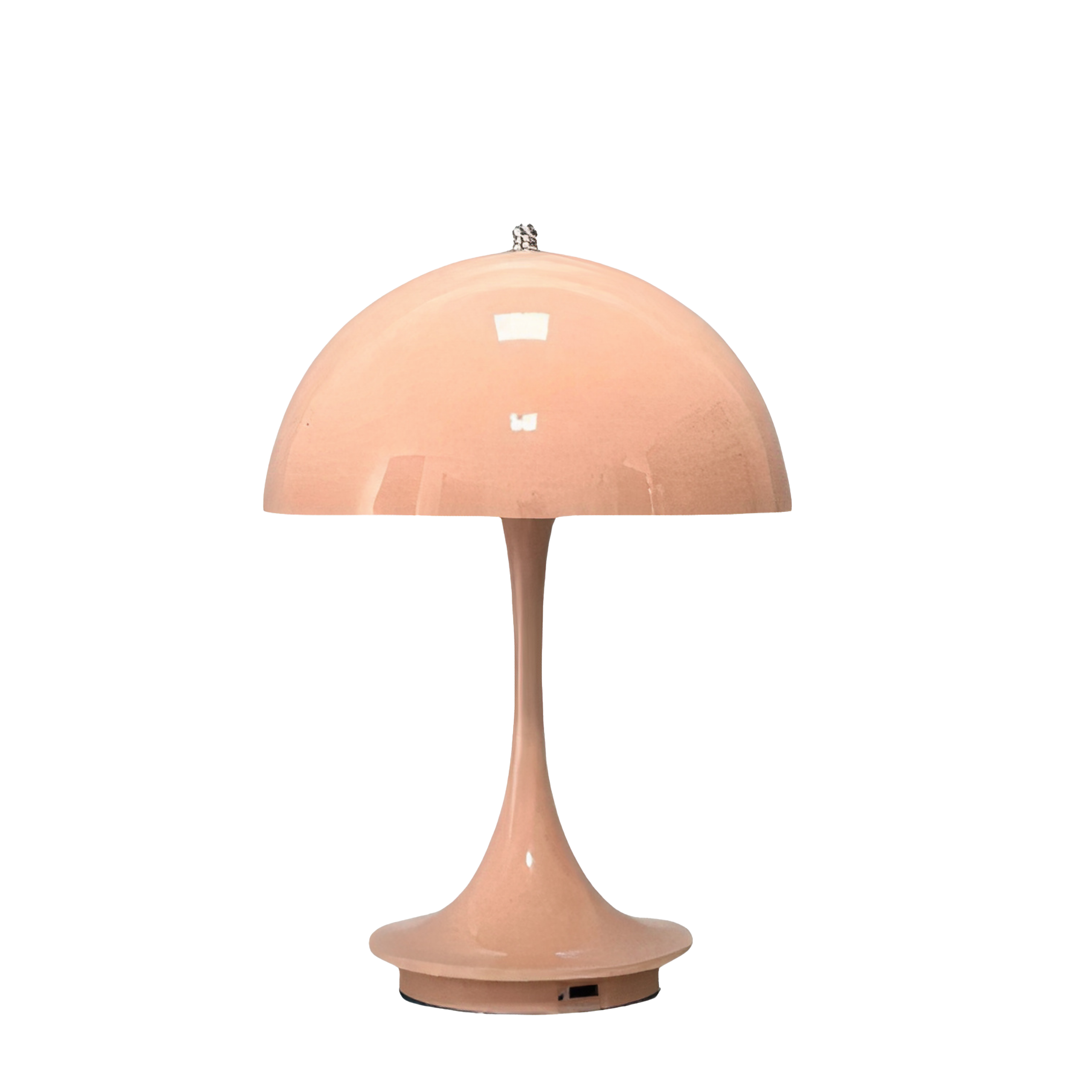 Pilz Tischlampe LED dimmbar Touch, Kabellose Tischleuchte