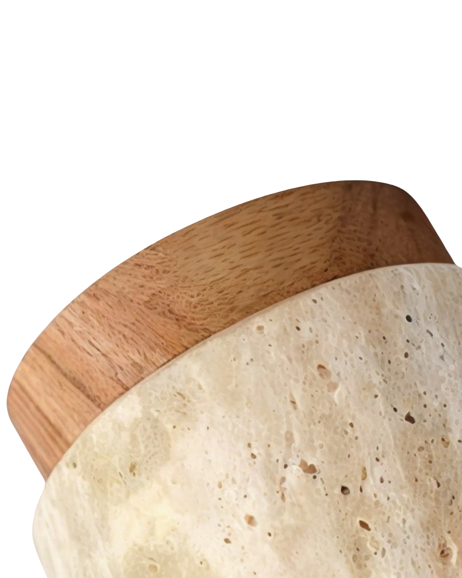 Stein-Deckenleuchte im japanischen Stil