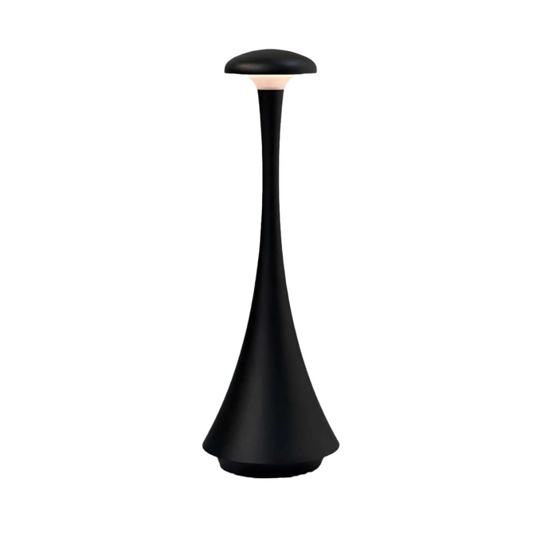 Kabellose LED Tischlampe mit Akku, Touch dimmbar, 3 Lichtfarben, Aluminium
