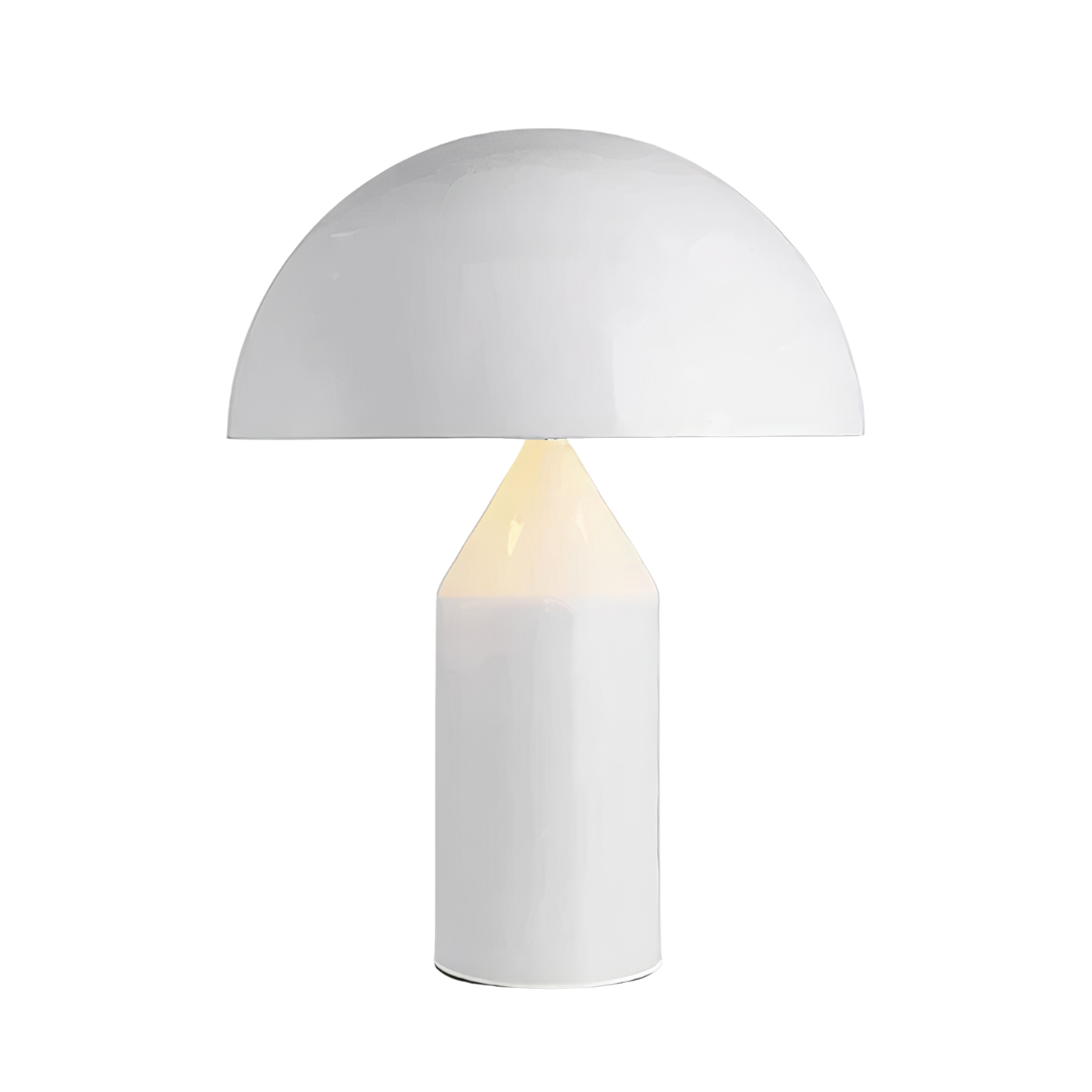 Pilz Tischlampe LED kabellos dimmbar, 3 Lichtfarben