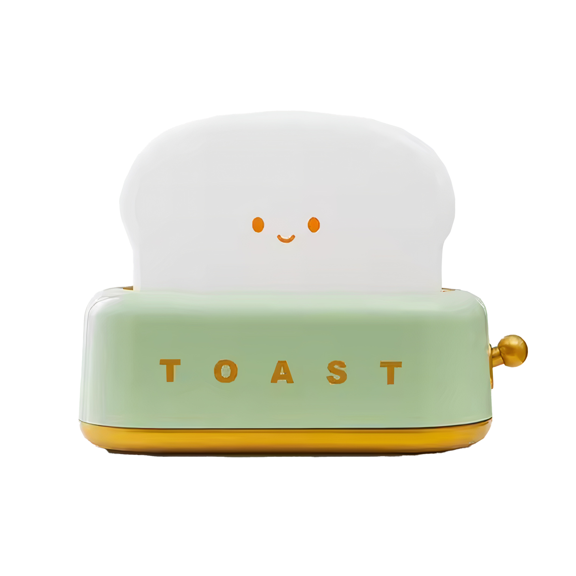 Toaster Nachtlicht LED dimmbar, Kabellose Tischlampe