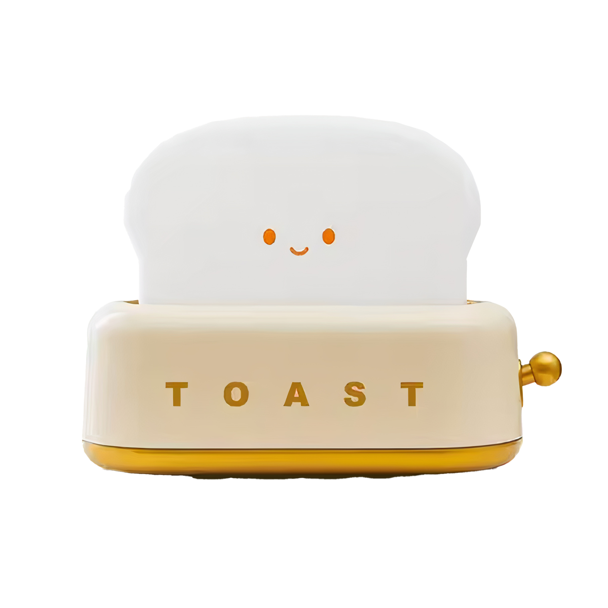 Toaster Nachtlicht LED dimmbar, Kabellose Tischlampe