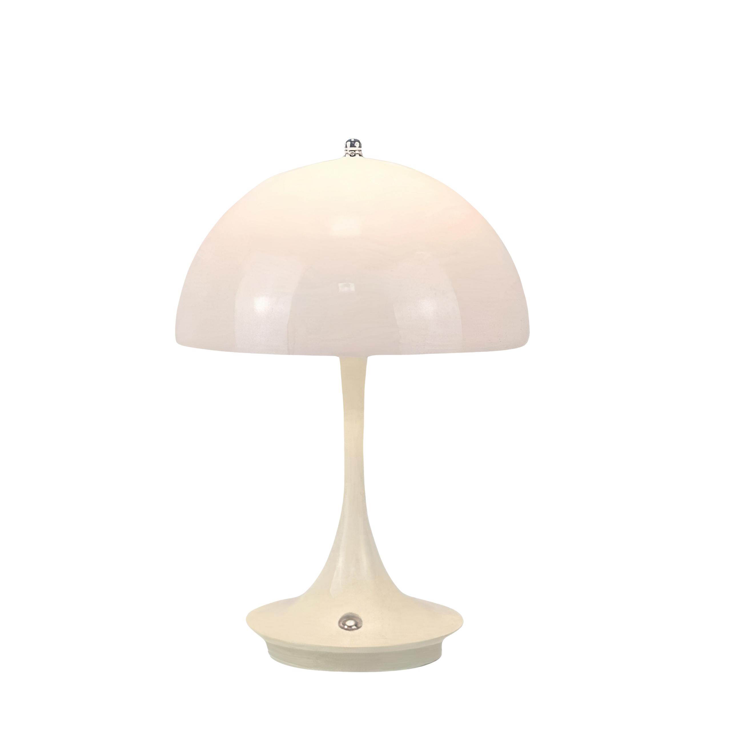 Pilz Tischlampe LED dimmbar Touch, Kabellose Tischleuchte