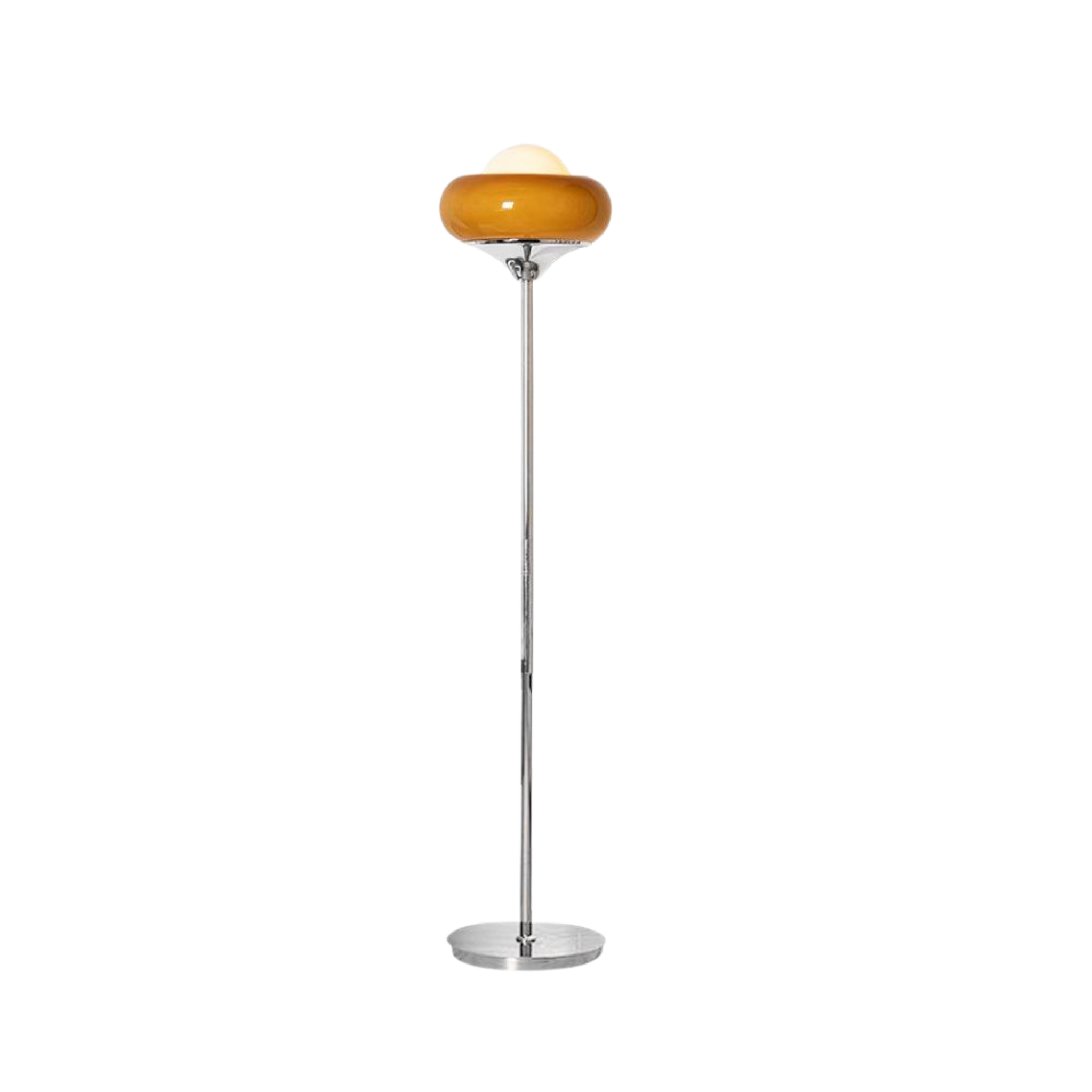 Kugel Stehlampe Chrom, Vintage Design Stehleuchte E27 Wohnzimmer