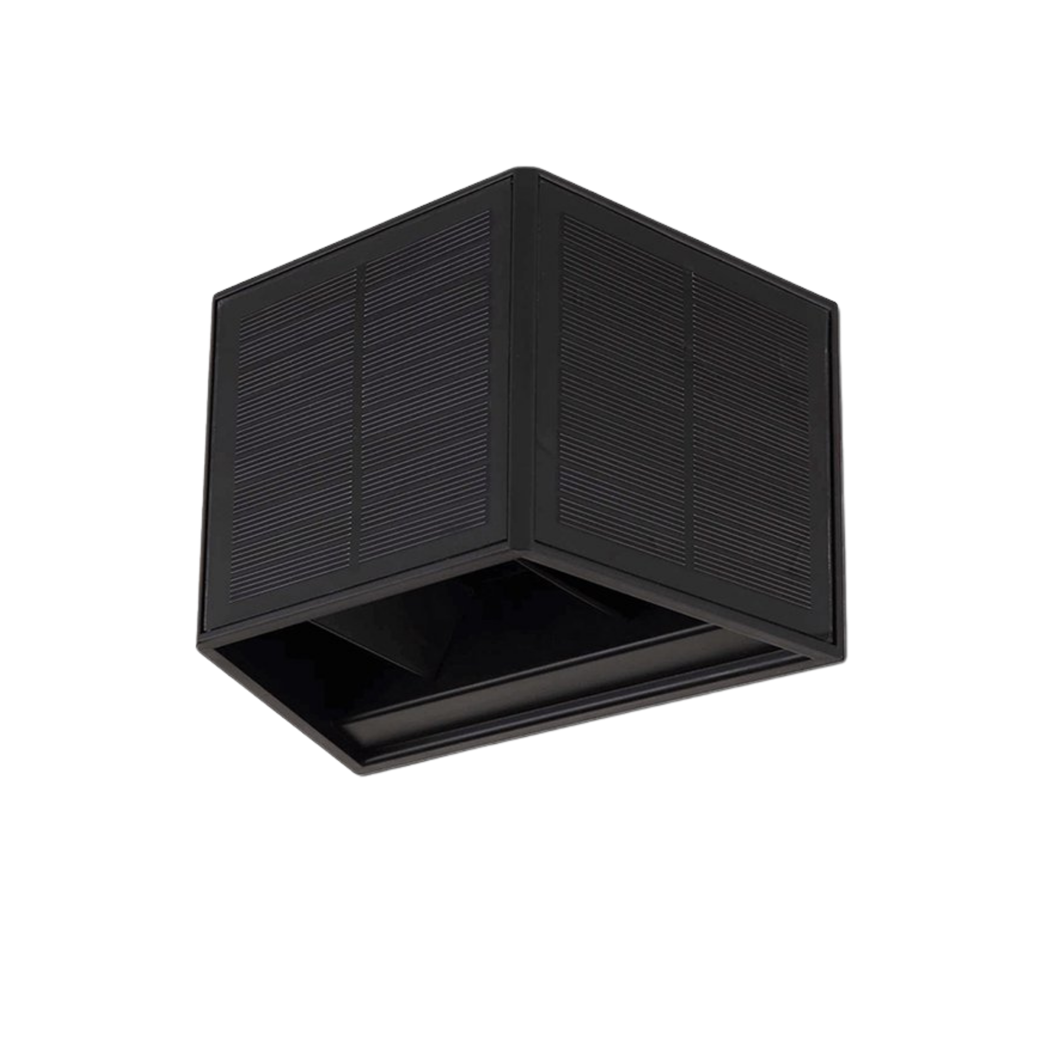 LED Außenwandleuchte Schwarz IP65, Moderne Wandlampe Außen Warmweiß