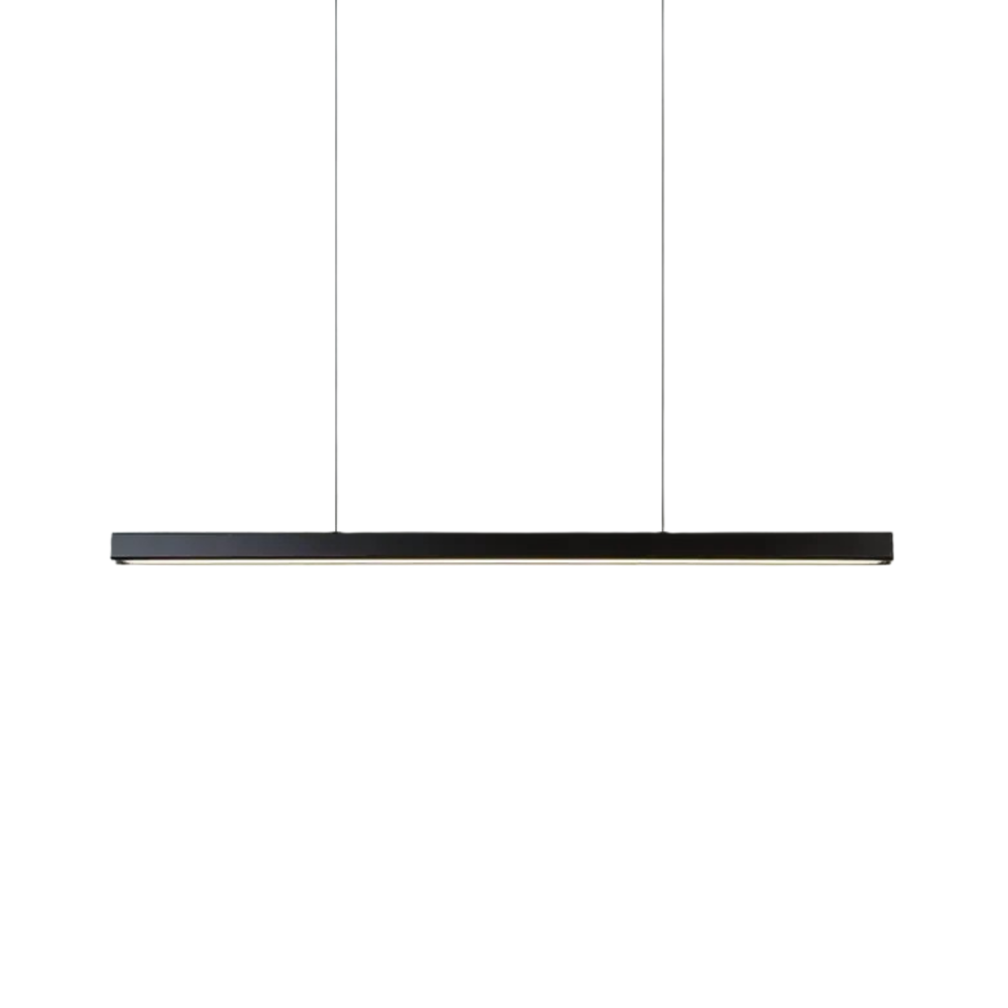 LED Hängelampe Esstisch Linear Schwarz, Pendelleuchte Dimmbar 120–200 cm