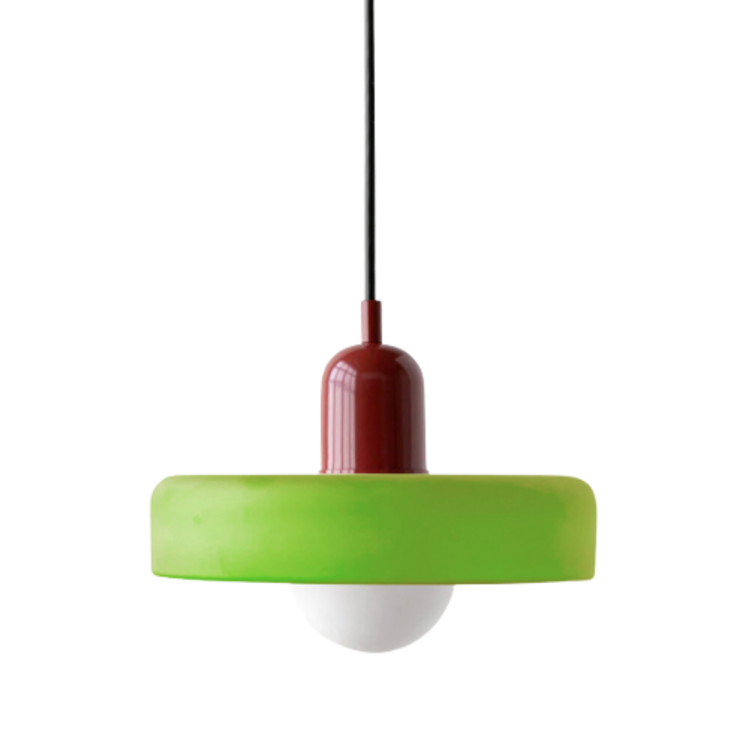 Bauhaus Glas-Hängeleuchte