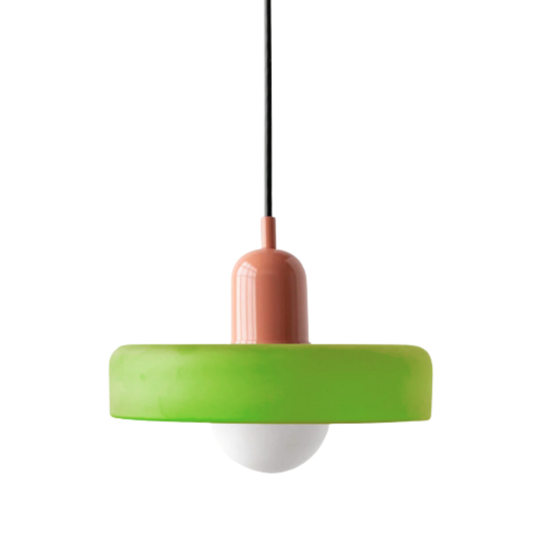 Bauhaus Glas-Hängeleuchte