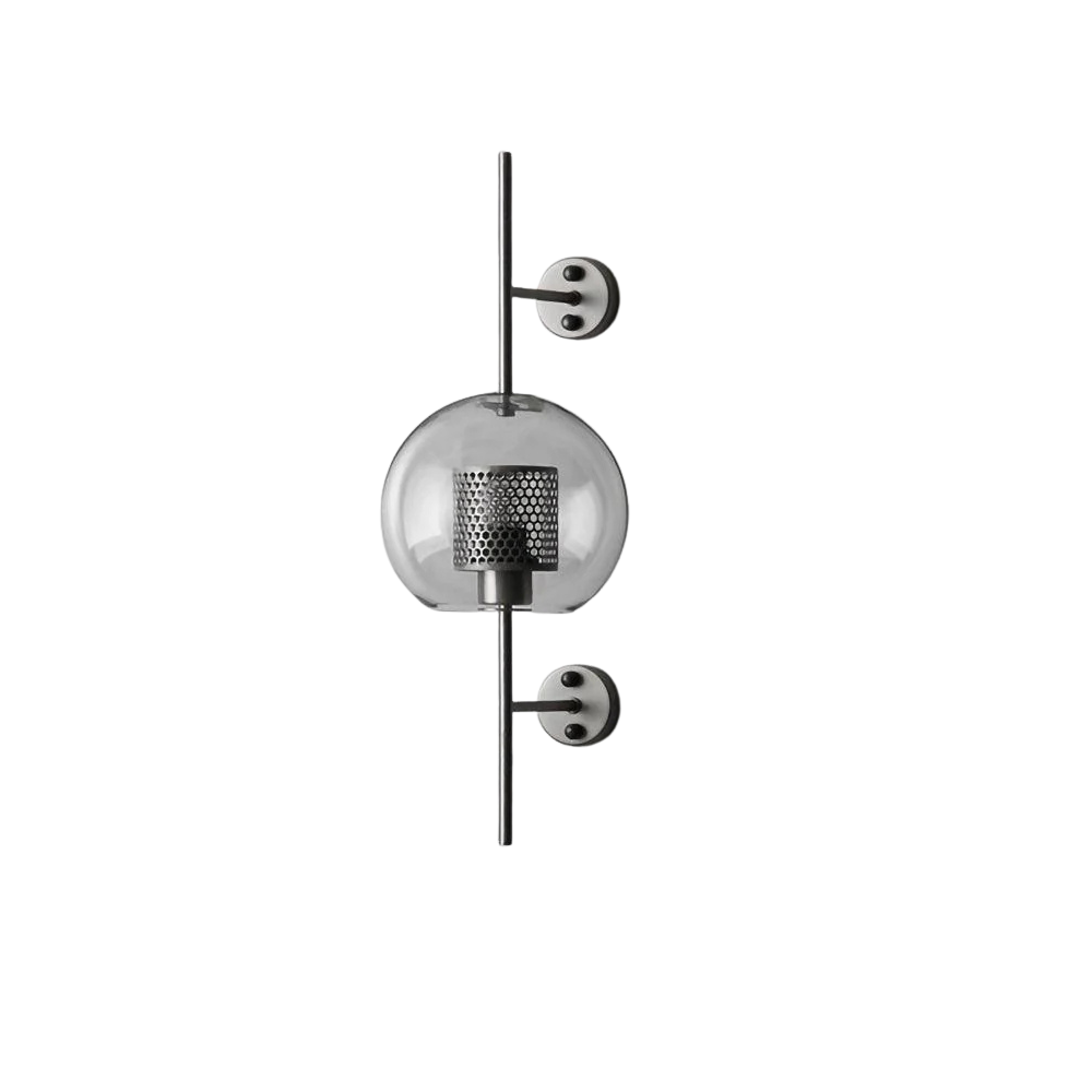 Moderne Wandlampe Metall Glas – Zylinder oder Kugel, nordisches Design
