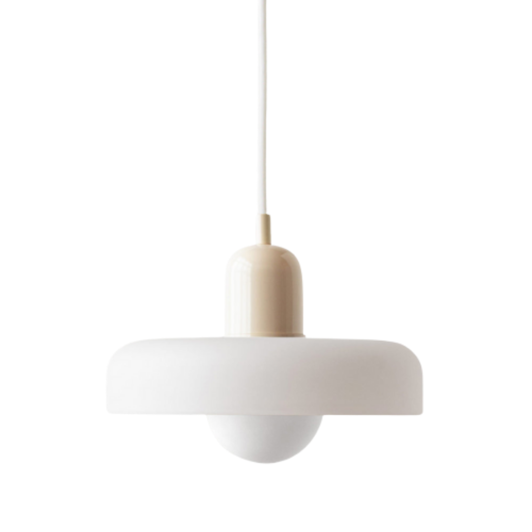 Bauhaus Glas-Hängeleuchte