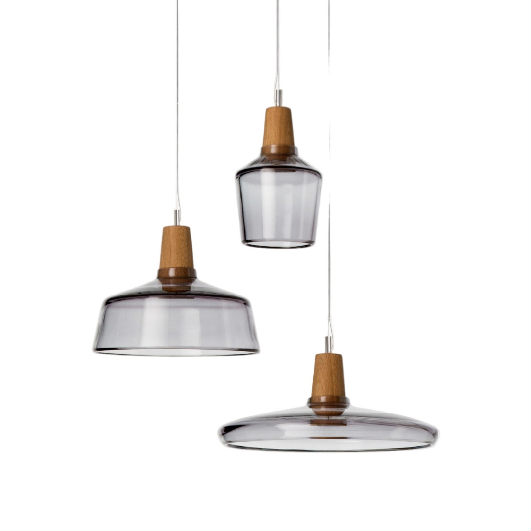 Moderne Glas-Deckenlampe