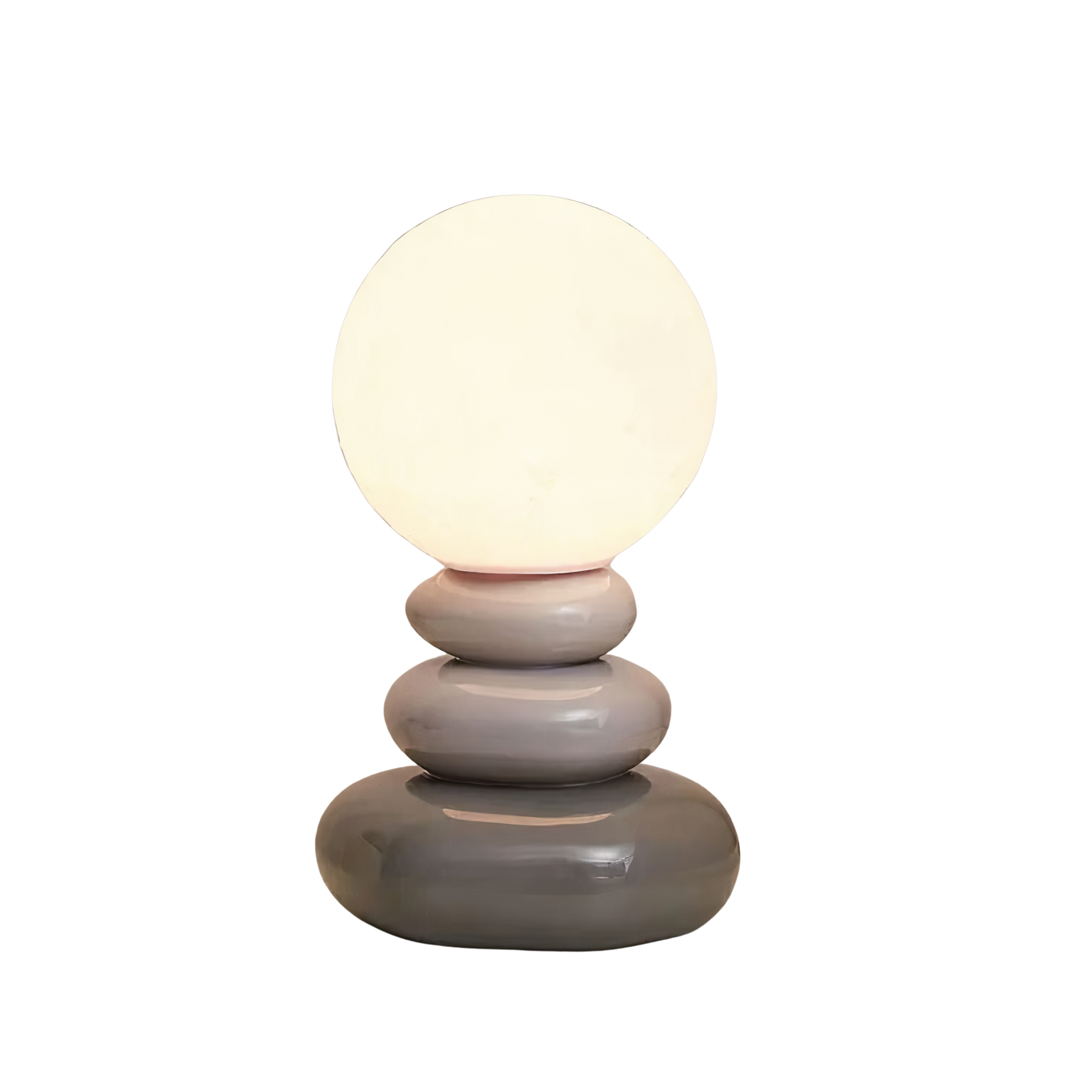 Bauhaus Tischlampe Glas Keramik – LED, Mid-Century Design