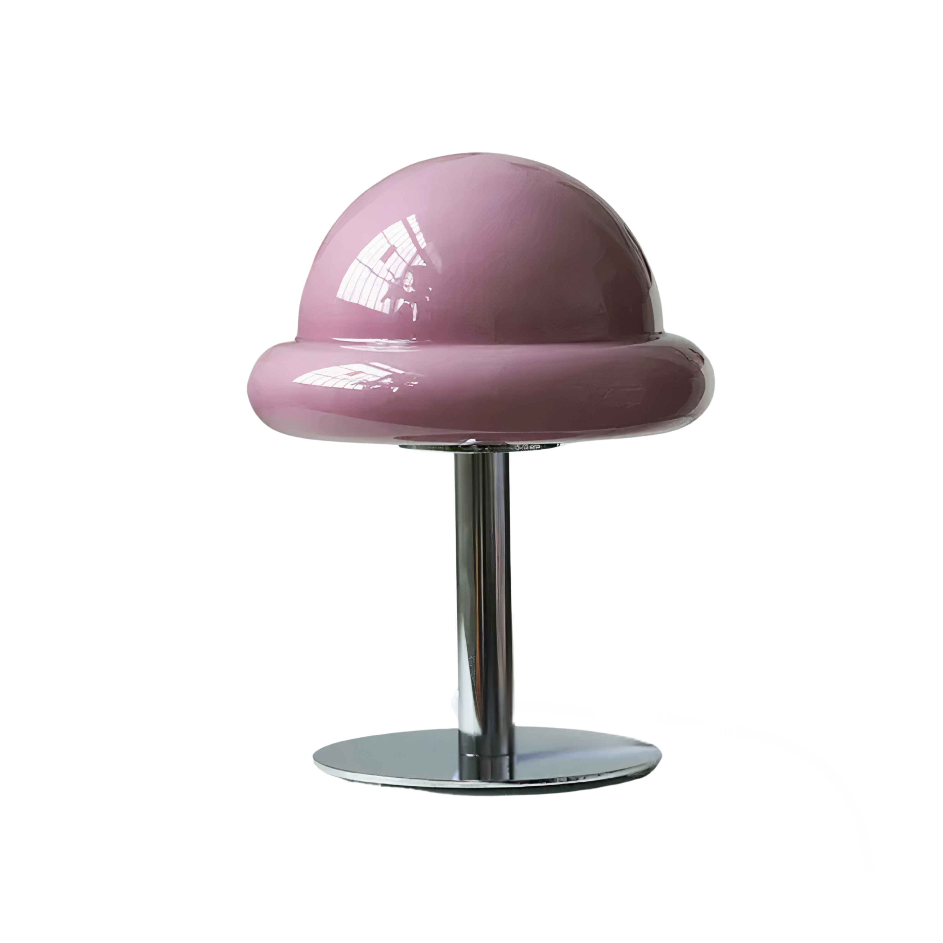 Pilz Tischlampe Glas, Bauhaus Mid-Century Design, LED E27