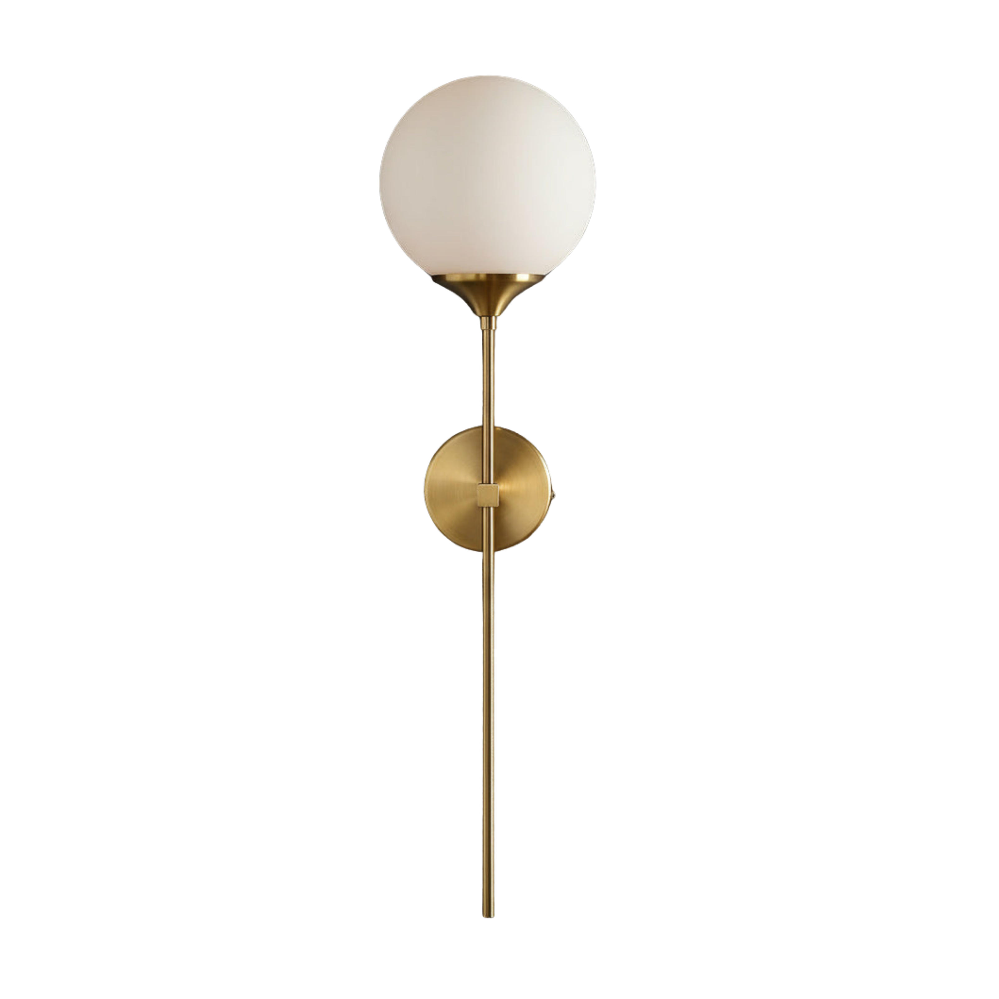 Moderne Wandlampe aus Metall und Glas – E27, Minimalistisches Design