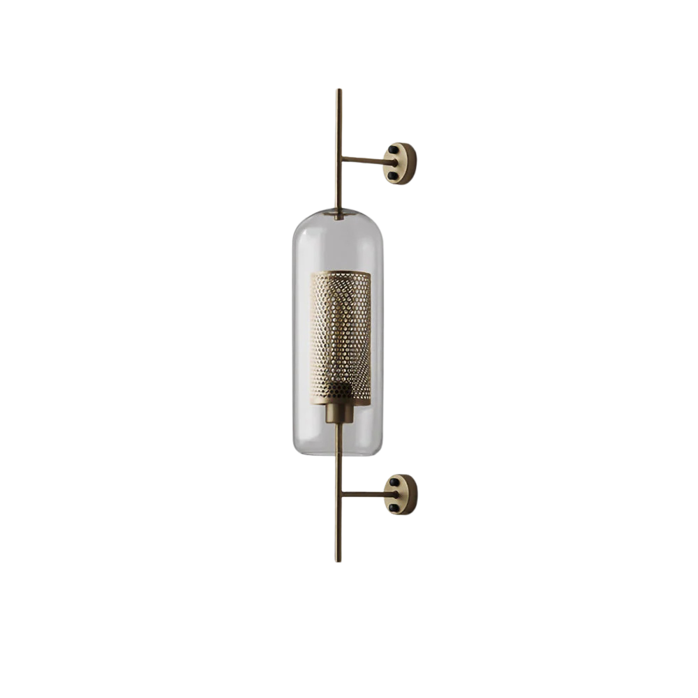 Moderne Wandlampe Metall Glas – Zylinder oder Kugel, nordisches Design