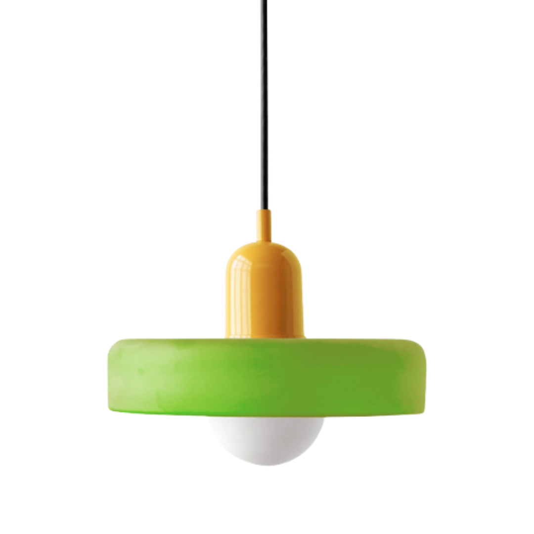 Bauhaus Glas-Hängeleuchte