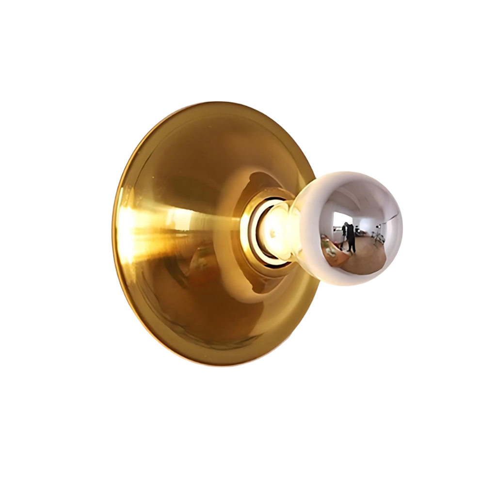 Nordische Retro, Wandlampe rund