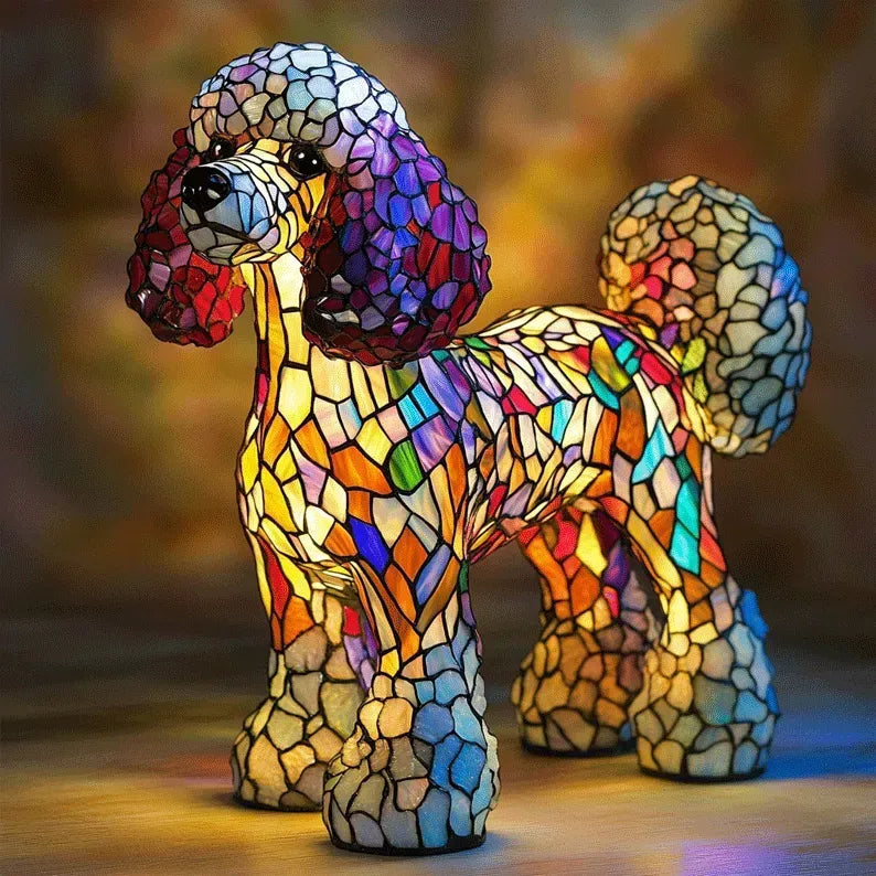 Hund Lampe LED, Deko Nachtlicht Hund