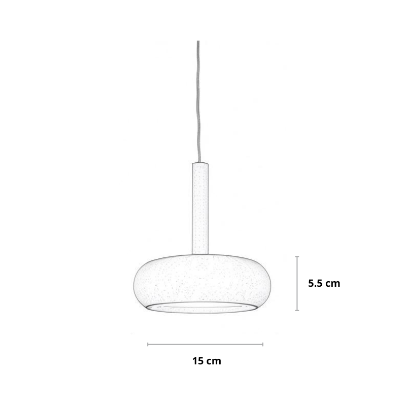 Hängelampe Marmor LED, Moderne Pendelleuchte Schwarz für Esstisch