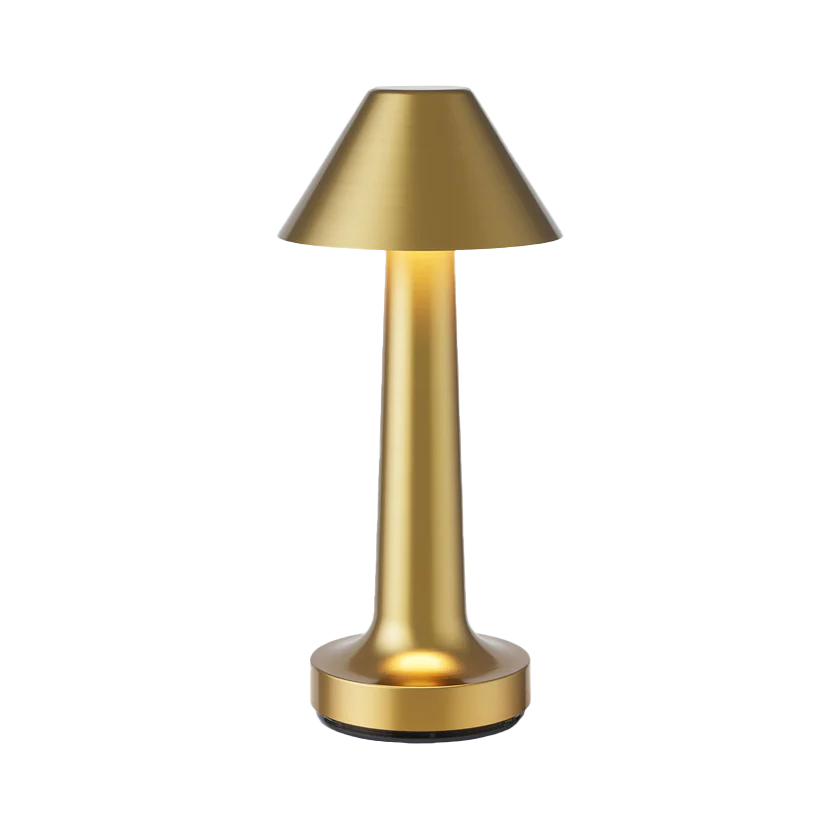 Kabellose LED Tischlampe Metall, Akku, Dimmbar, USB-C