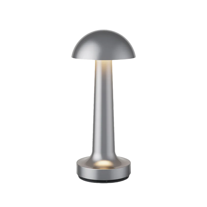 Kabellose LED Tischlampe Metall, Akku, Dimmbar, USB-C