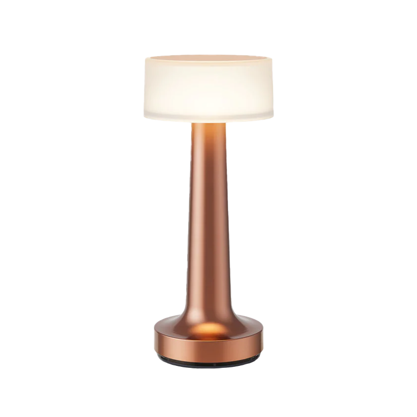 Kabellose LED Tischlampe Metall, Akku, Dimmbar, USB-C