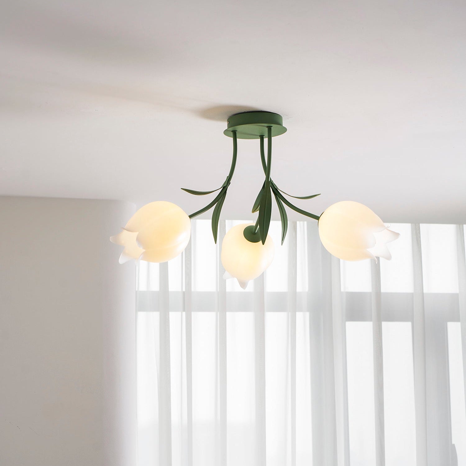 Deckenleuchte Blumen Mehrflammig, LED Deckenlampe Modern 3/9/12 Flammig