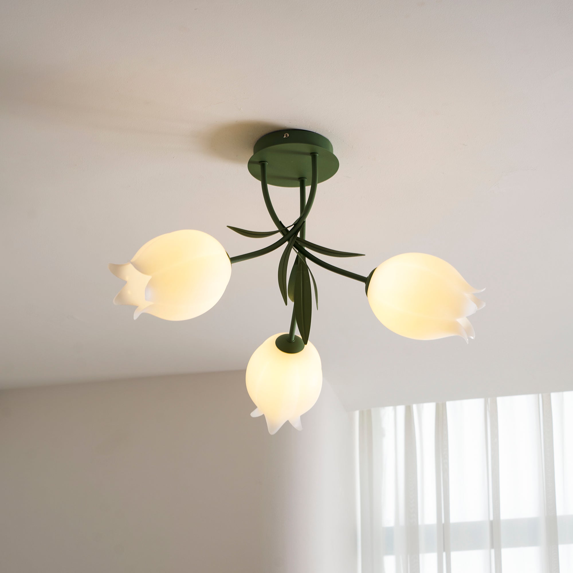 Deckenleuchte Blumen Mehrflammig, LED Deckenlampe Modern 3/9/12 Flammig