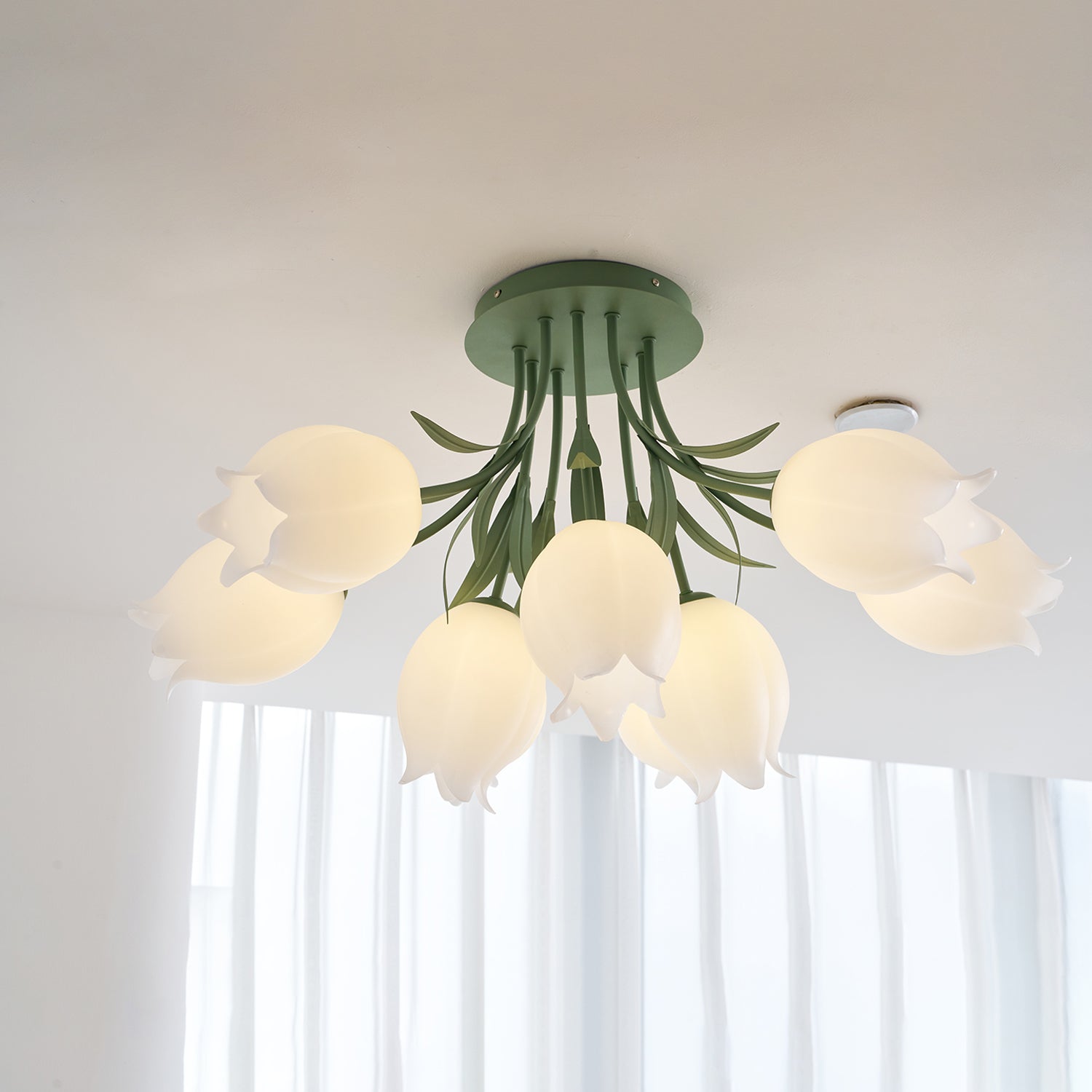 Deckenleuchte Blumen Mehrflammig, LED Deckenlampe Modern 3/9/12 Flammig
