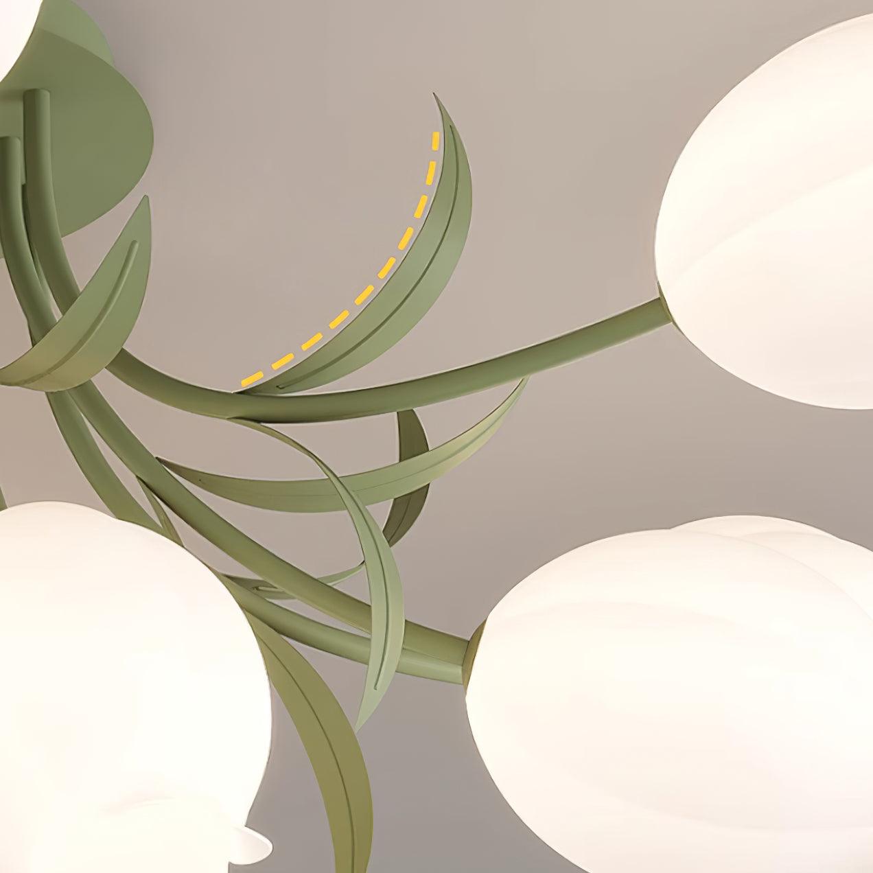 Deckenleuchte Blumen Mehrflammig, LED Deckenlampe Modern 3/9/12 Flammig
