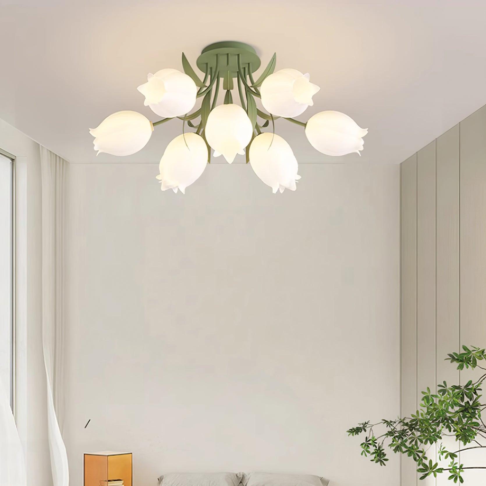 Deckenleuchte Blumen Mehrflammig, LED Deckenlampe Modern 3/9/12 Flammig